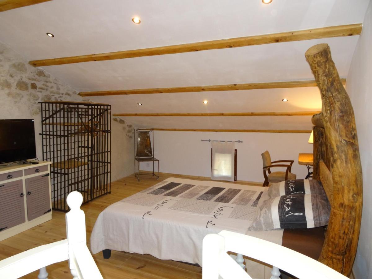 Saint-Florent-sur-Auzonnet Le Mas Du Galibot Chambre Cambalotte المظهر الخارجي الصورة