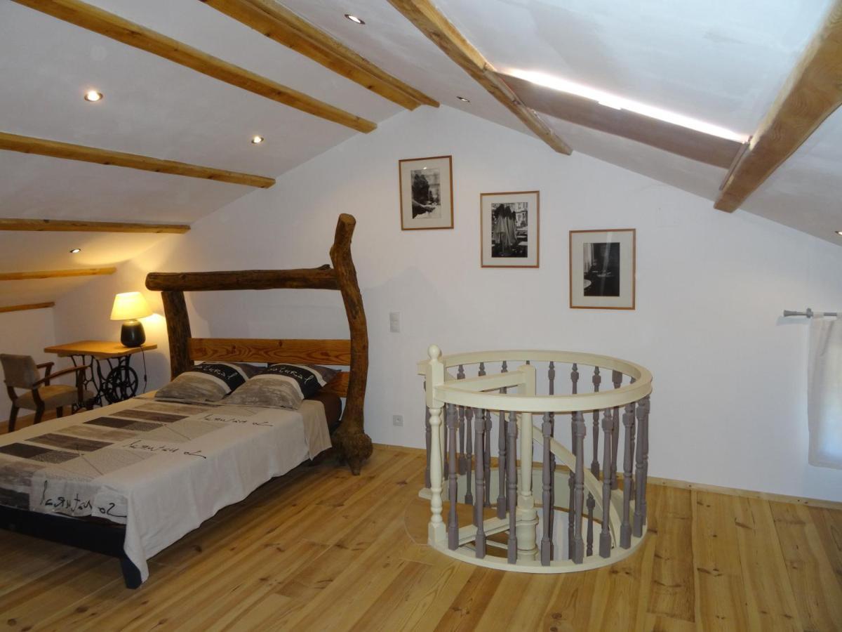 Saint-Florent-sur-Auzonnet Le Mas Du Galibot Chambre Cambalotte المظهر الخارجي الصورة